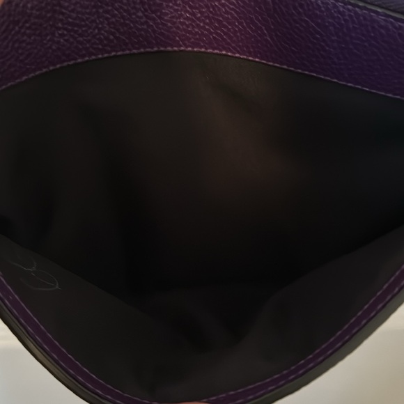 Coach Crossbody Bag OS Color Purple Silver - Picture 11 of 12